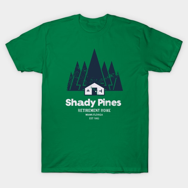 Shady Pines Retirement Home Miami, Florid T-Shirt by Nostalgia Avenue